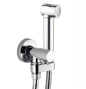 Гигиенический душ Bossini Alexa Brass E57001B.030 с запорным вентилем цвет хром