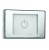 Верхний душ Bossini Dream/2 H38905.030 570х470 мм потолочный Easy Clean 2 режима: дождь, каскад, с хромотерапией цвет хром