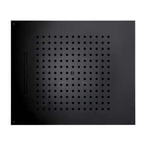 Верхний душ Bossini Dream/2 H38925.073 570x470 мм потолочный Easy Clean 2 режима: дождь, каскад, цвет чёрный матовый