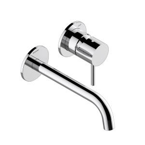 Смеситель для раковины Bossini Teo Z00730.030 настенный встраиваемый внешняя часть цвет хром