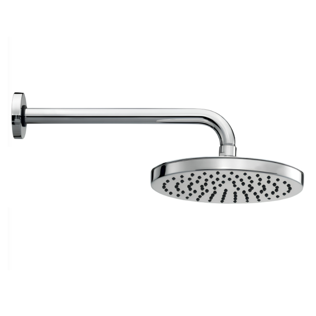 Верхний душ Bossini Elios H19412G.030 Ø250 настенный с кронштейном хром