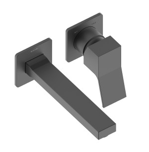 Смеситель для раковины Bossini Aki Z00731.073 настенный встраиваемый внешняя часть цвет черный матовый