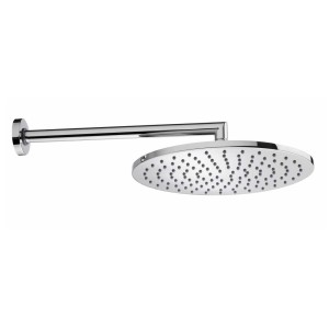 Верхний душ Bossini Cosmo H70596I.030 Ø280 мм настенный с кронштейном 40 см Easy Clean цвет хром