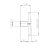 Форсунка боковая Bossini Cubic Flat I00176.073 черный матовый