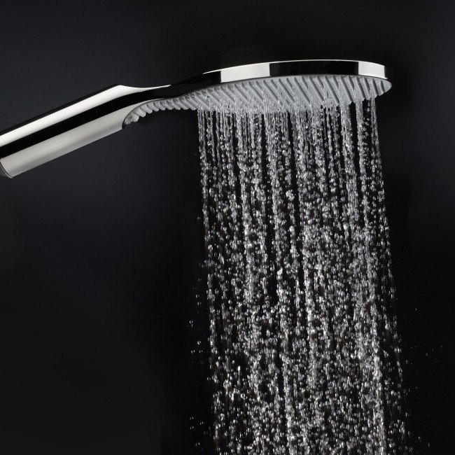 Смеситель термостат Bossini Apice Z00521.073 для ванны и душа встраиваемый внешняя часть на 2 потребителя с душевым гарнитуром цвет черный матовый