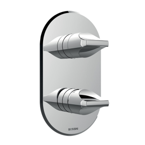 Смеситель Bossini Apice Z00501.045 для ванны и душа встраиваемый внешняя часть на 2-5 потребителей цвет белый матовый