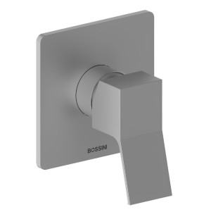 Смеситель Bossini Aki Z00739.094 для ванны и душа встраиваемый внешняя часть на 1 потребителя цвет никель шлифованный