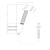 Гигиенический набор Bossini Nikita C04045.022 Easy Clean лейка, шланг (125 см), держатель цвет бронза античная