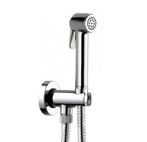 Гигиенический набор Bossini Brass C69038.030 лейка, шланг (125 см), шланговое подключение с предохранительным клапаном цвет хром