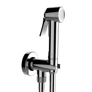 Гигиенический набор Bossini Apice CE4002B.045 лейка, шланг (125 см), шланговое подключение с предохранительным клапаном цвет белый матовый