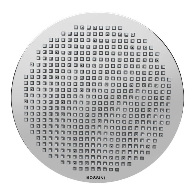 Верхний душ Bossini Apice H70430I.043 Ø280 мм настенный с кронштейном Easy Clean цвет золото сатинированное