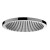 Верхний душ Bossini Apice H70430I.043 Ø280 мм настенный с кронштейном Easy Clean цвет золото сатинированное