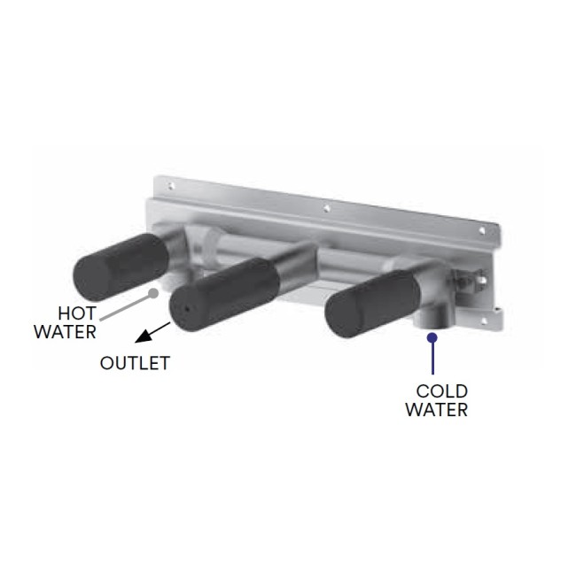 Встраиваемая часть Bossini Nobu INZ209 для смесителя для раковины на 2 отверстия