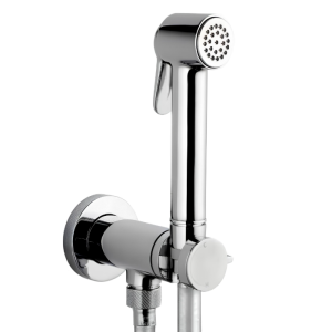 Гигиенический душ Bossini Paloma Brass E37007B.030 c прогрессивным смесителем со встраиваемой частью цвет хром