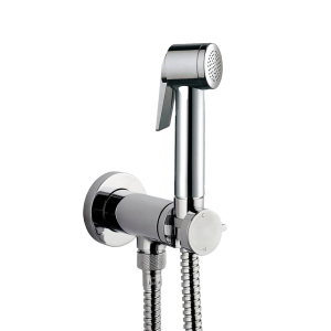 Гигиенический душ Bossini Paloma Flat E37011B.030 c прогрессивным смесителем со встраиваемой частью цвет хром